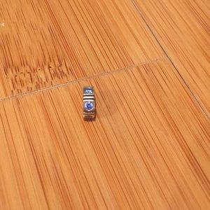 Pandora blue spacer charm